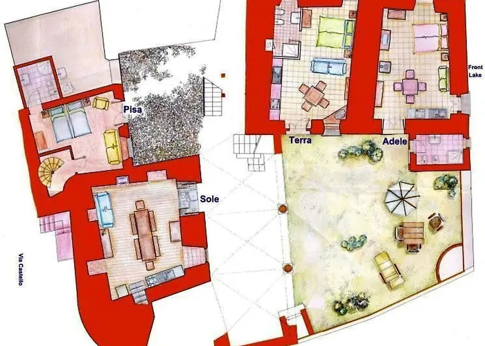 Studio-apartment Mit Balkon Mit Seeblick Und Zugang Zum Garten By Interhome Appartement *